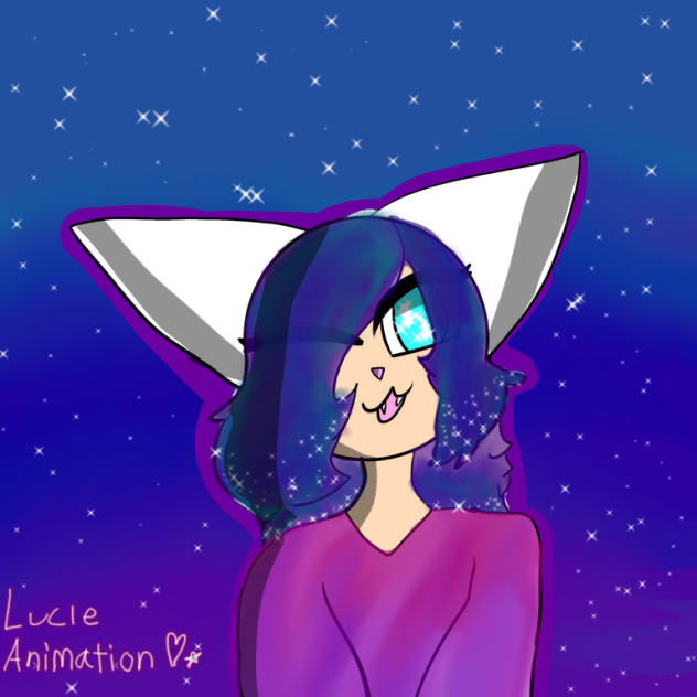 Galaxy cat girl 2🌌🌟