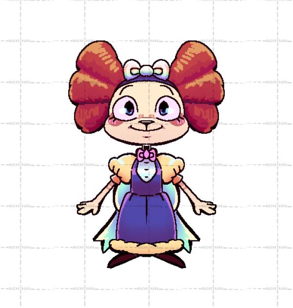 float fanart or float au design. idk