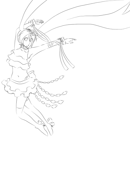 ブレスユー 線画
