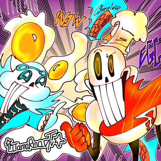 Sans And Papyrus and Eggs