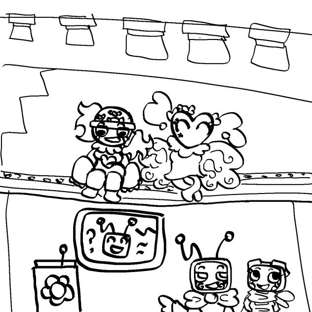 WIP dandy’s world artwork
