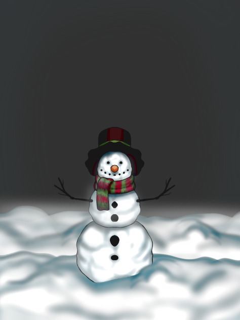 Snowman background