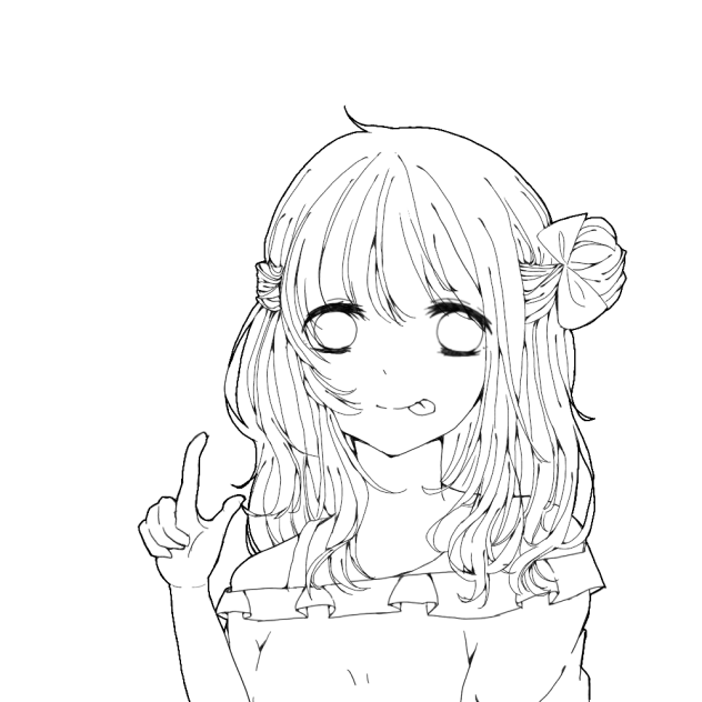 線画( ´ ▽ ` )
