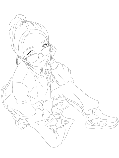 Park Hye Min lineart
