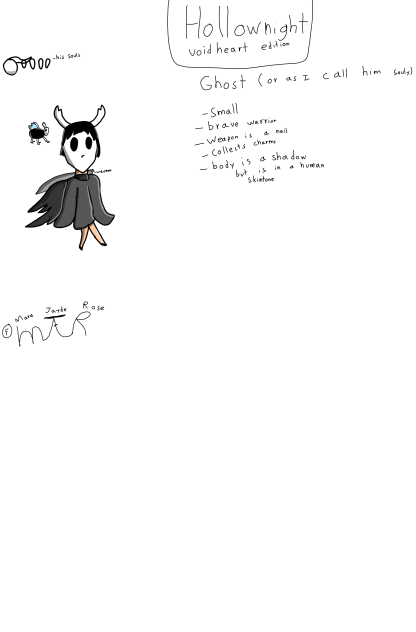 Hollownight character as human