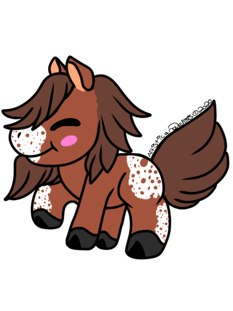 Chibi Appaloosa Horse - Speedpaint