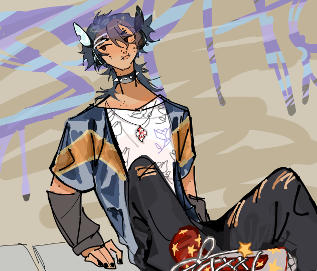 Stitch as a human 💫