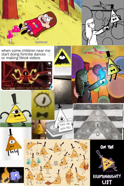 Bill Cipher stuff on my phone