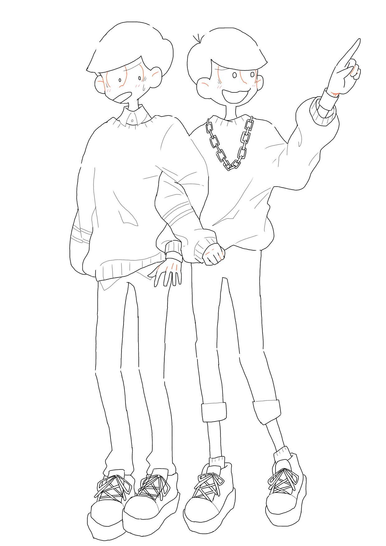 速度松線画 Ibispaint