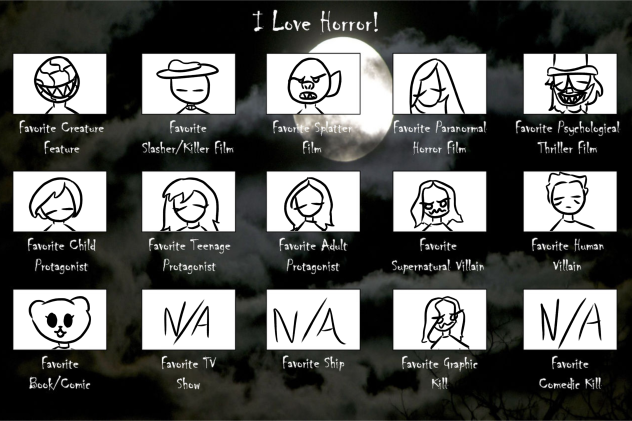 I love horror bish