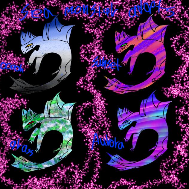Sea monster adopts