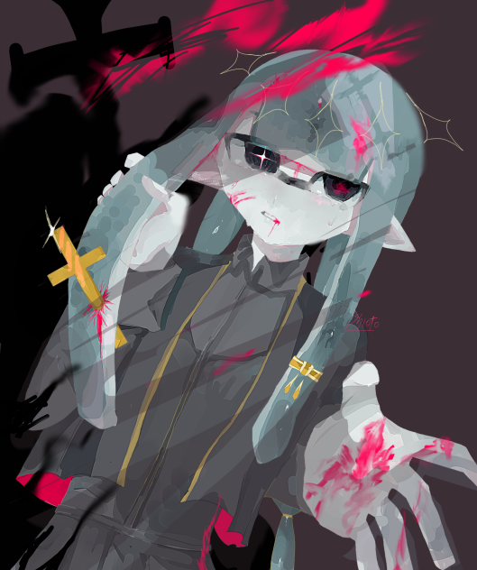 ██のせいで＿。