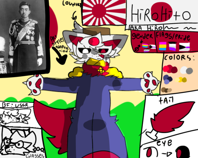 Reference sheet of my oc