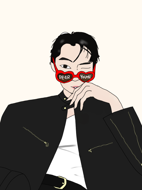 うちらのうさぎさん描いた