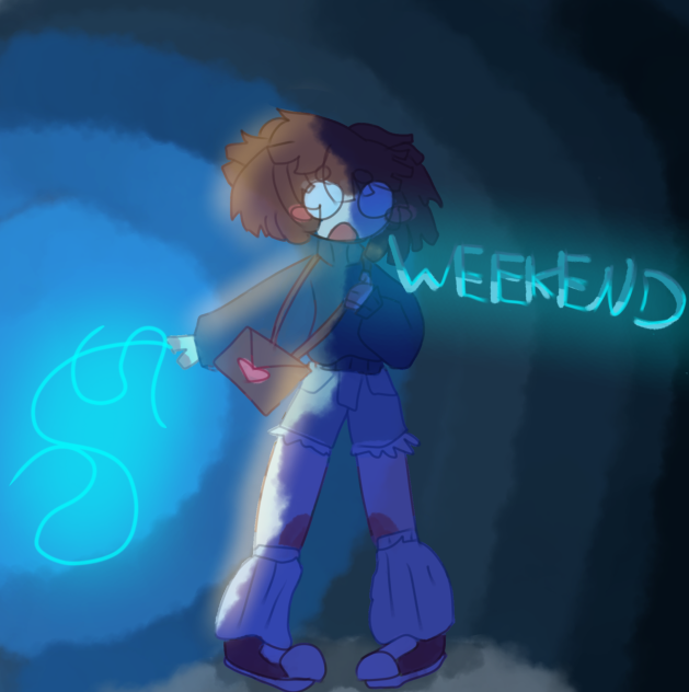 cover for a comic i cant make 🖤🤍