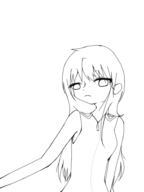 タールさんの線画らしきもの。