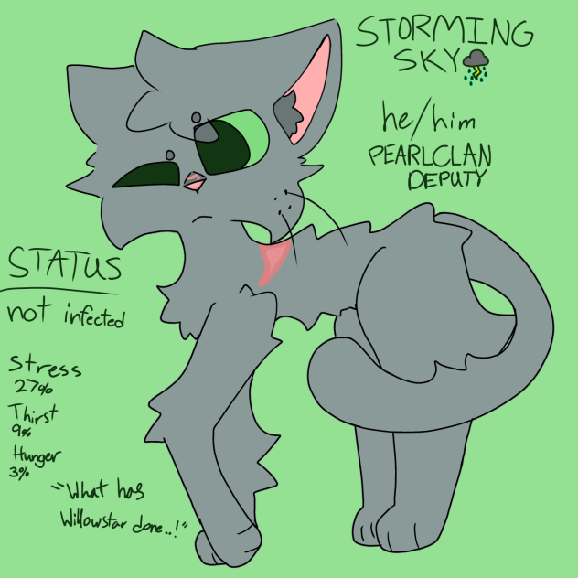 Stormingsky. warriors infection au!!