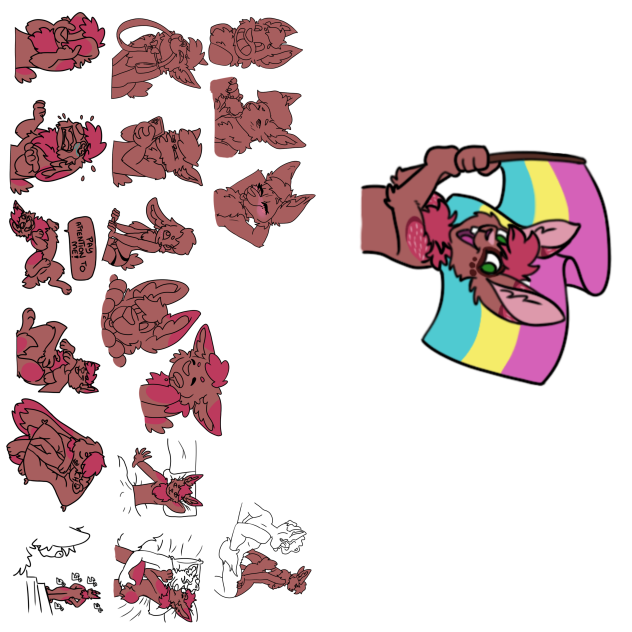 Arley sticker sheet wip