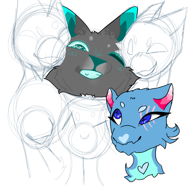 cat collab with my bestie