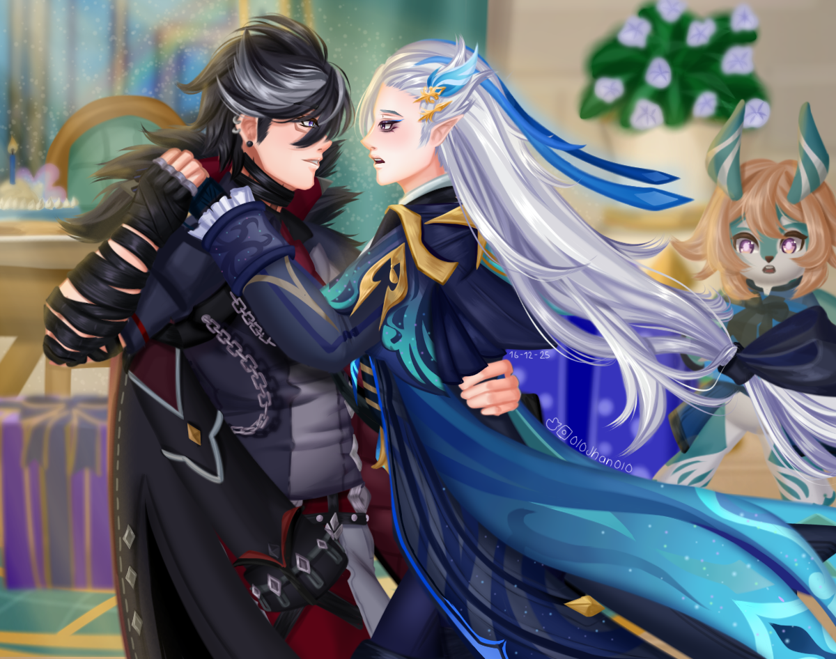 First and many more dances together - ibisPaint