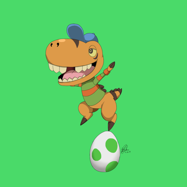 T-Wrecks (Dinoshi) as Yoshi