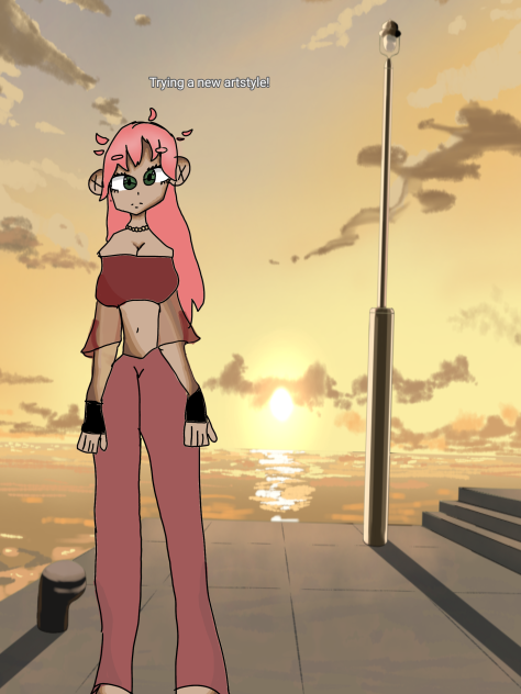 sunset - ibisPaint