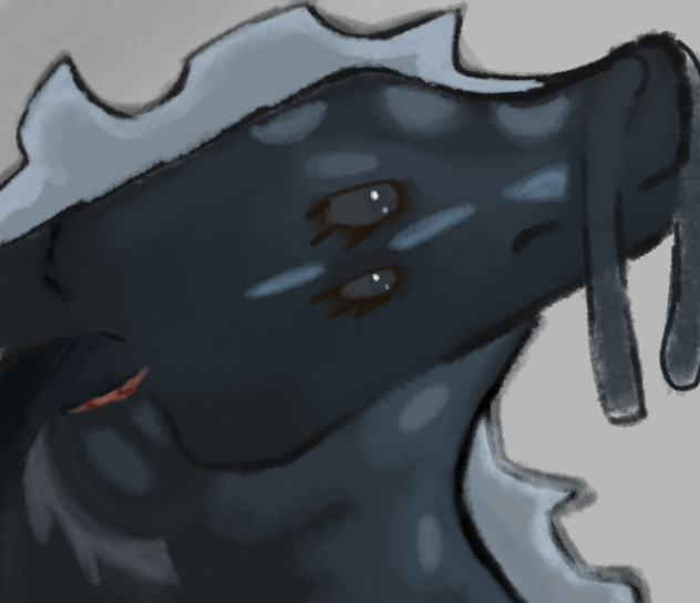silly little dragon sketch - ibisPaint