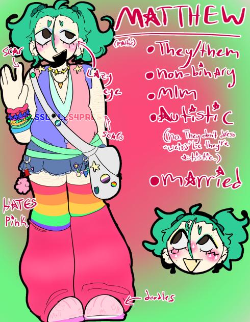 Matthew Mintz - OC ref sheet
