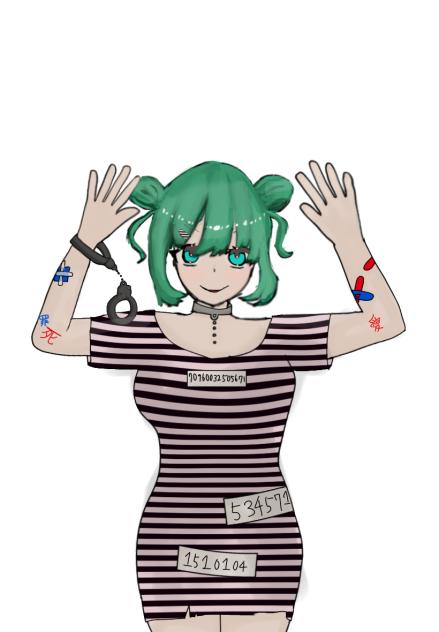 はい、逮捕ー