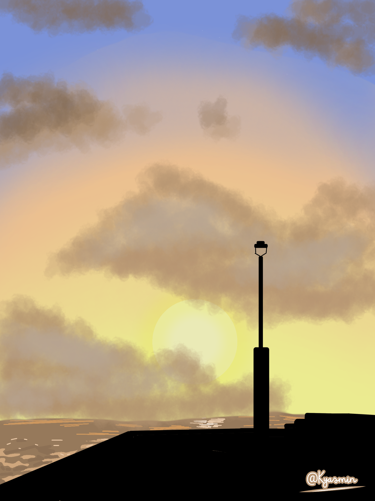 indah nya pemandangan - ibisPaint