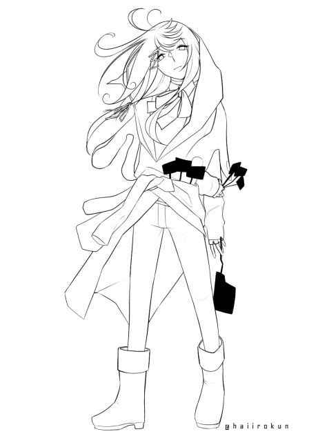 ノエルちゃん（塗り絵）
