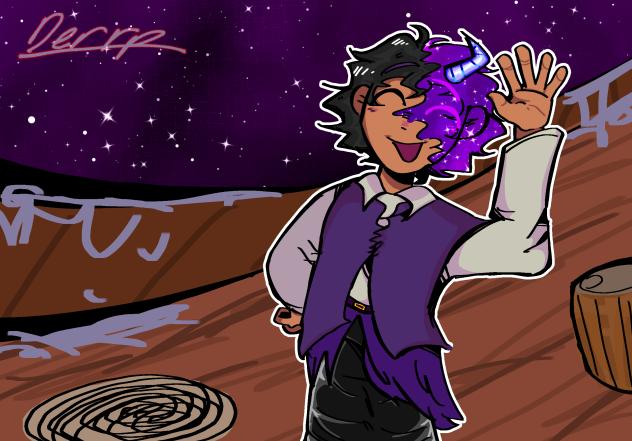 fanart for a space pirate or something