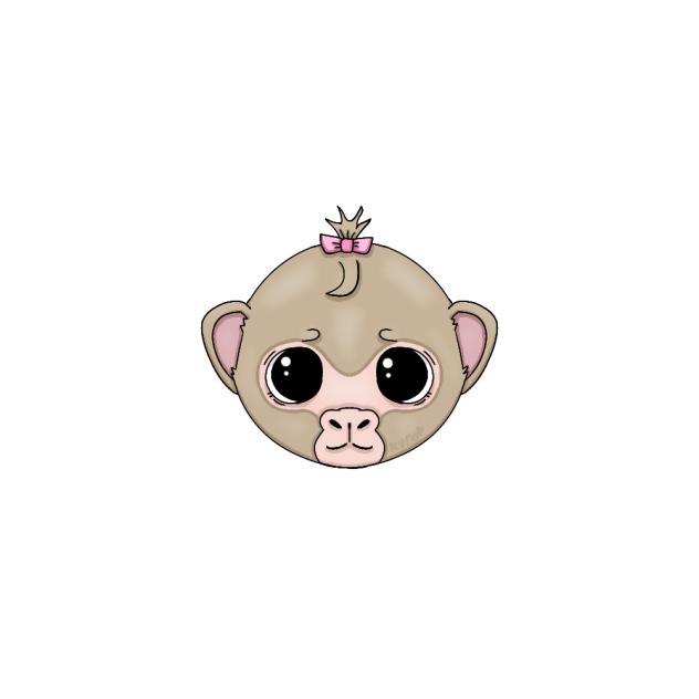 baby monkey🐵🍼👶🎀