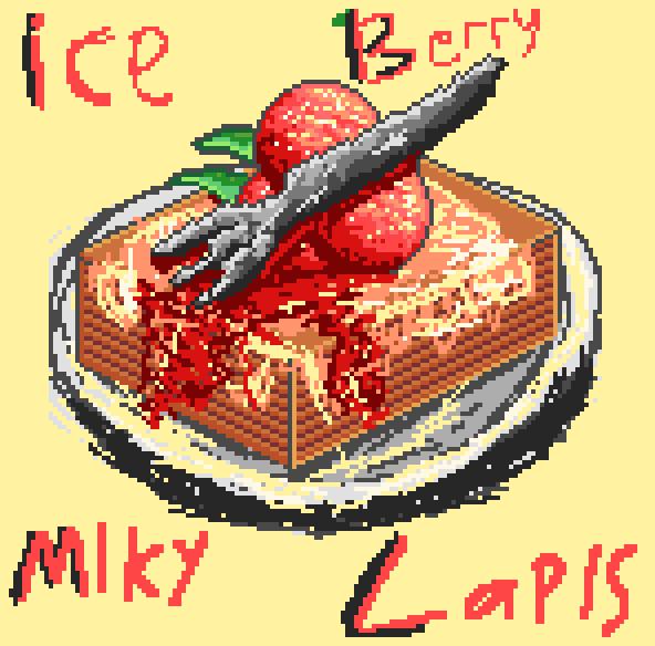 🥧Lapis Ice susu ~ Pixel art🔥🔥