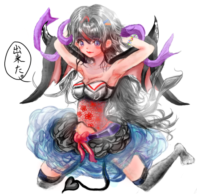 イラスト練習　いろぬり
