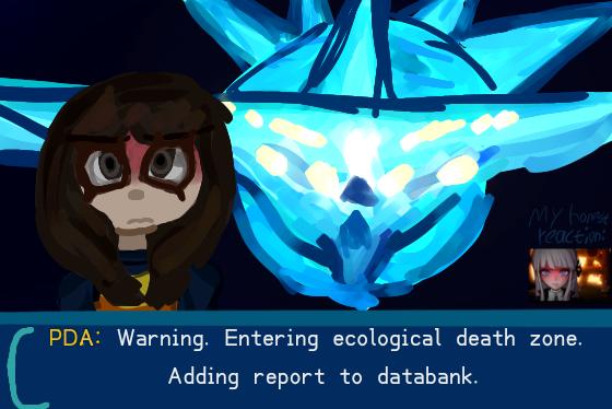 me first playing subnautica