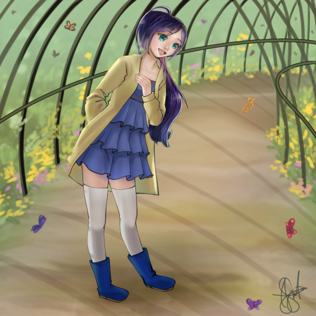 Butterfly Garden ibisPaint