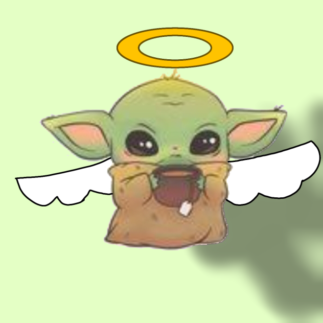 Baby Yoda anjo #wannadraw