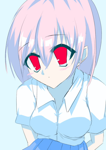 女の子描いてみた~