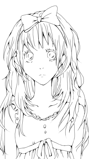 線画#塗ってください
