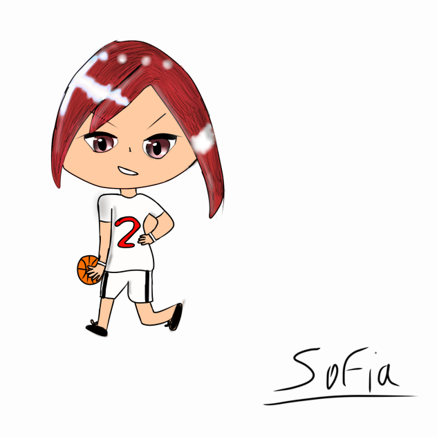 Basketball Girl ibisPaint