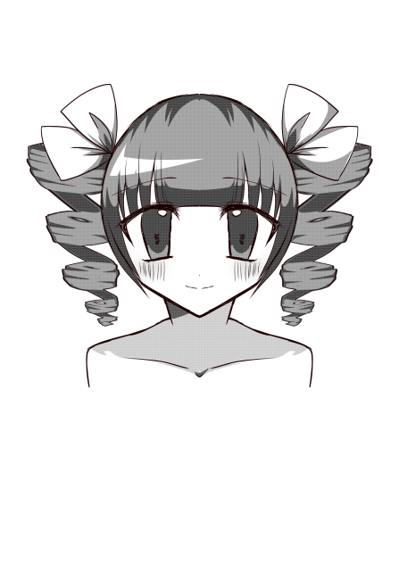 ドリルツインテールの女の子描いてみた🌀‼️