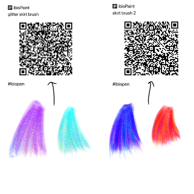 Skirt brushes 👗🧚🏻💖