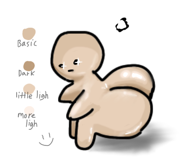 How to draw skin