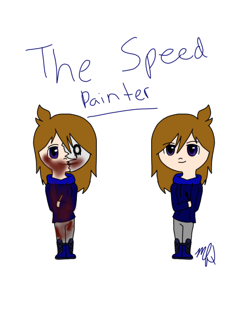speed painter creepy pasta oc
