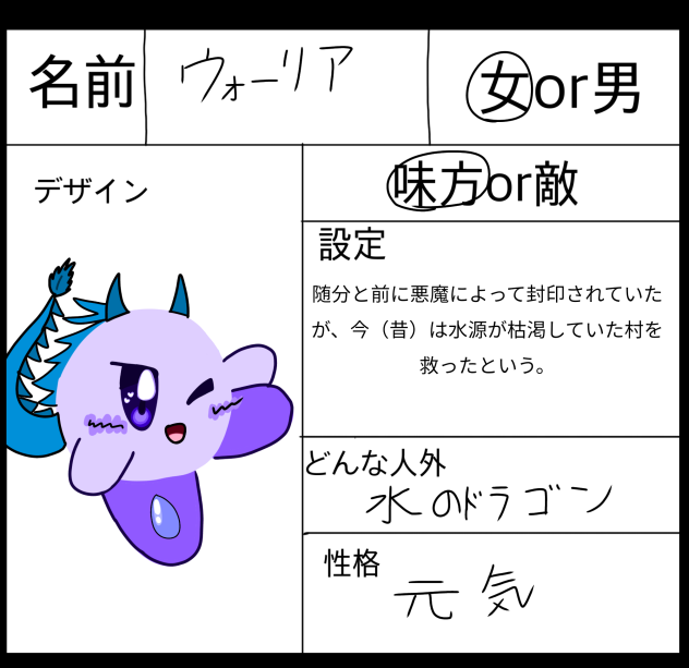 キャラ募！