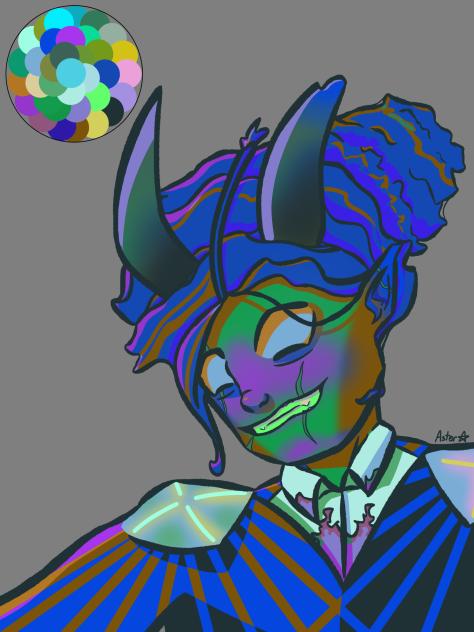 Grayscale Drawing but very epic