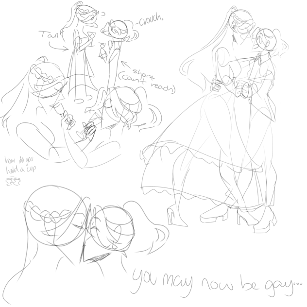 Wedding drawings!