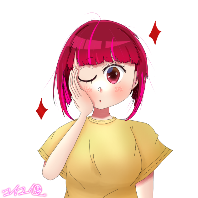 有馬かなちゃん描いてみた