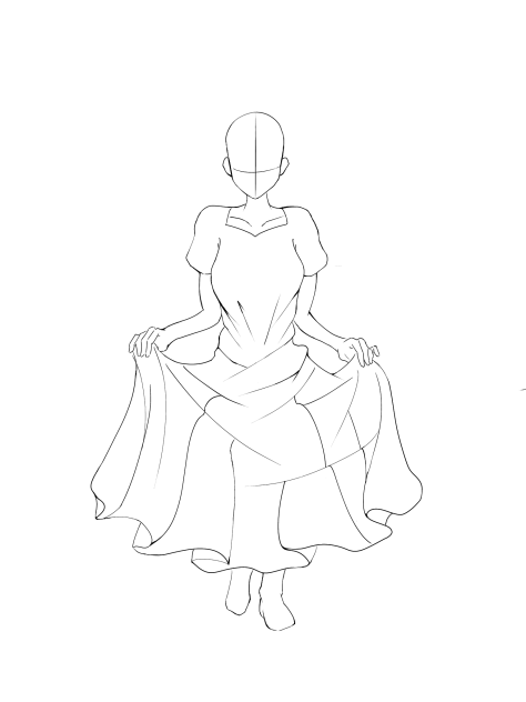 ヨーロッパ貴族の挨拶（女）